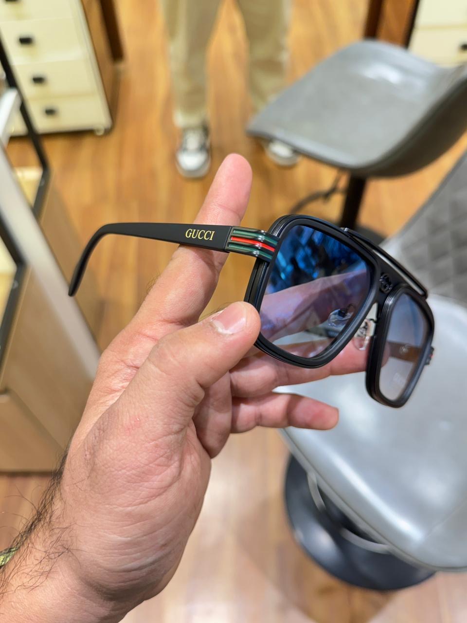 GUC_CI 1295|BLUE SUNGLASSES