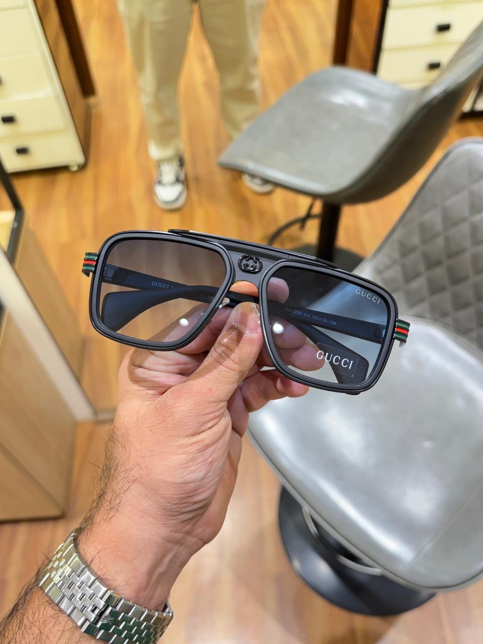 GUC_CI 1295|BLUE SUNGLASSES