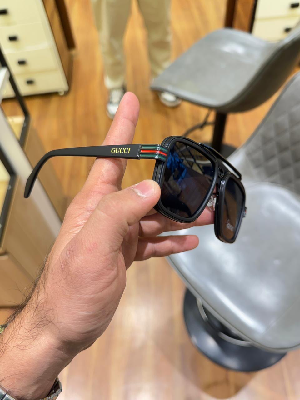 GUC_CI 1295|BLACK SUNGLASSES