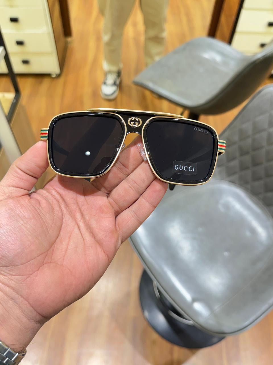 GUC_CI 1295|GOLD SUNGLASSES