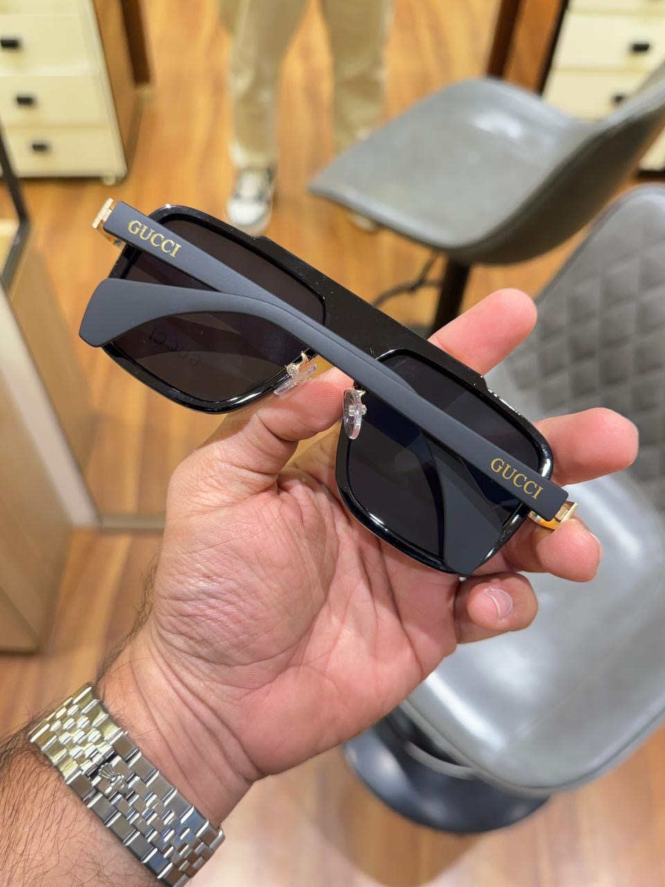 GUC_CI 1295|GOLD SUNGLASSES
