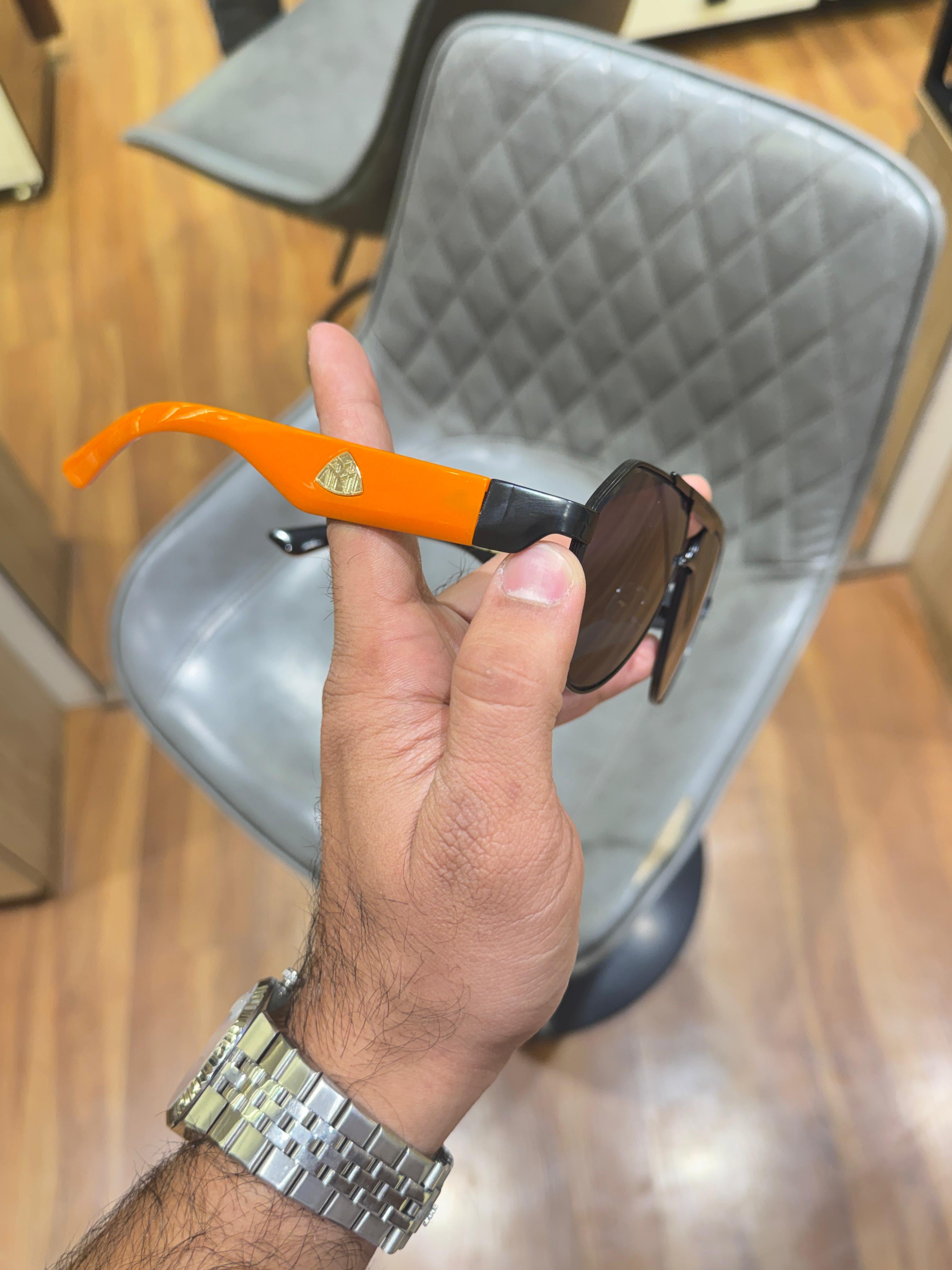 M_ay_bach 72398 black orange BADSHAH EDITION.