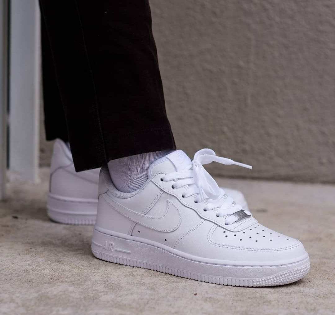 Nik_e AirFor_ce 1 White "Pure Leather"