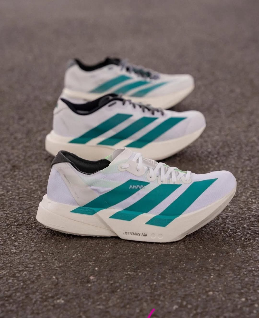 Adi_das Adizero EVO SL White Pure Teal