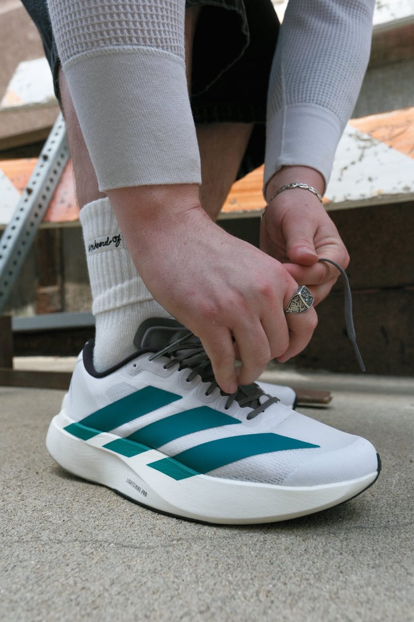 Adi_das Adizero EVO SL White Pure Teal