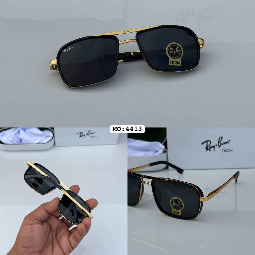 R_AY_BA_N 4413 GOLDEN BLACK GLASS QUALITY
